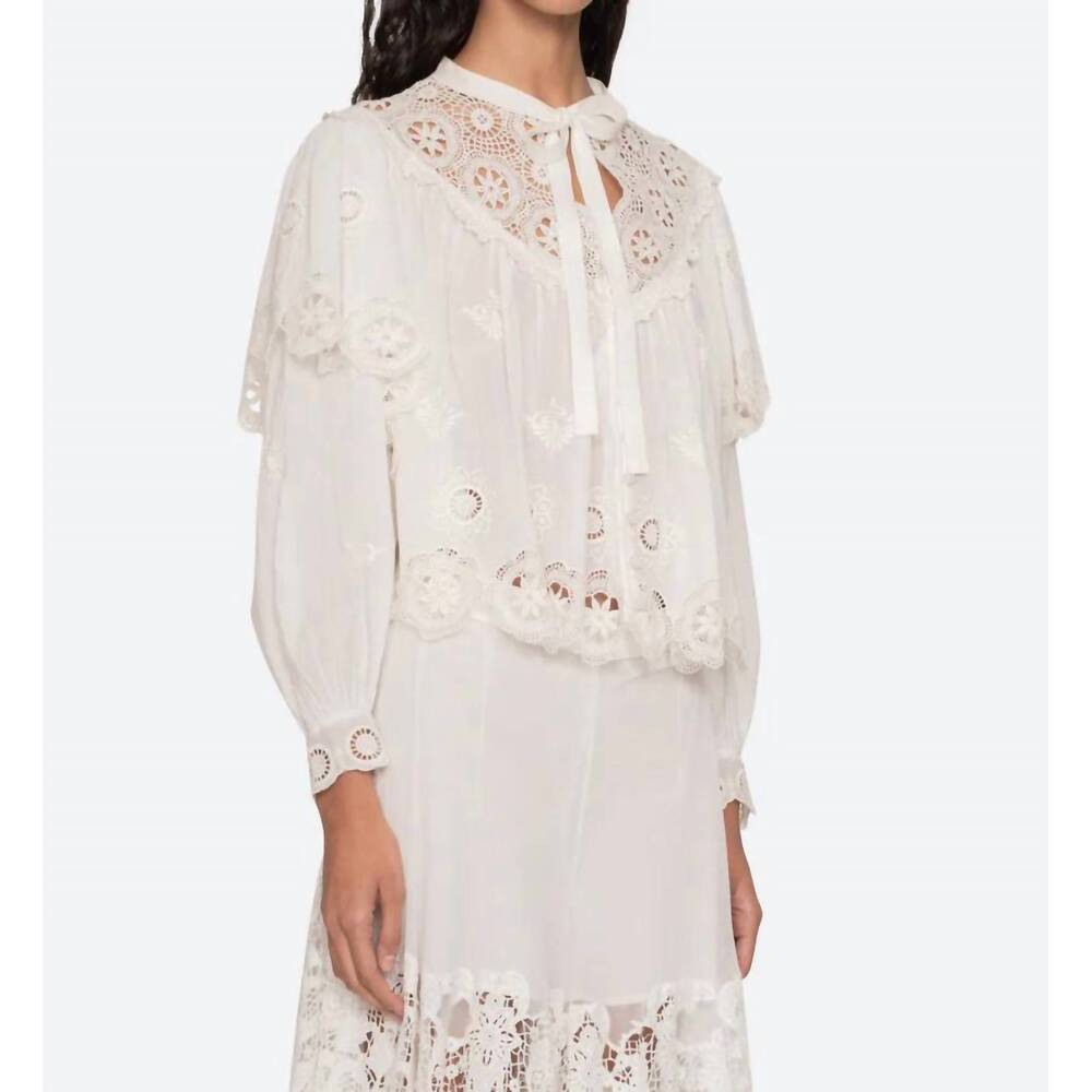 NEW SEA sofia top in ivory - Picture 5 of 6